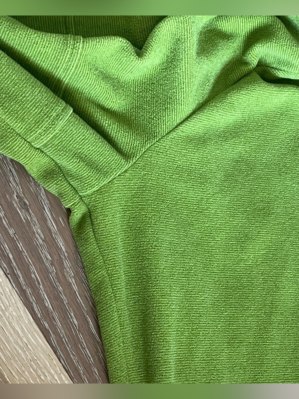 Jack Wolfskin Men's Lime Green Half-Zip Fleece Pullover - Picture 8 of 10